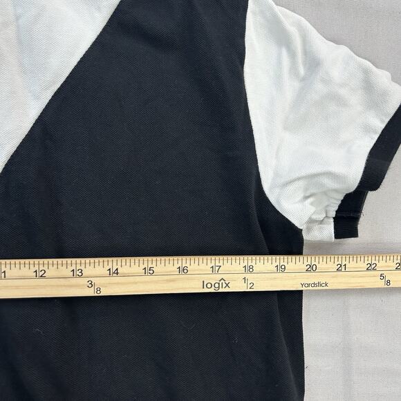 Polo Ralph Lauren Shirt Mens Sz L Black White Polo Big Pony Short Sleeve Button - Picture 7 of 7